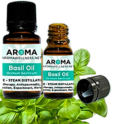 Basil Sweet (Linalool) Essential Oil, Org